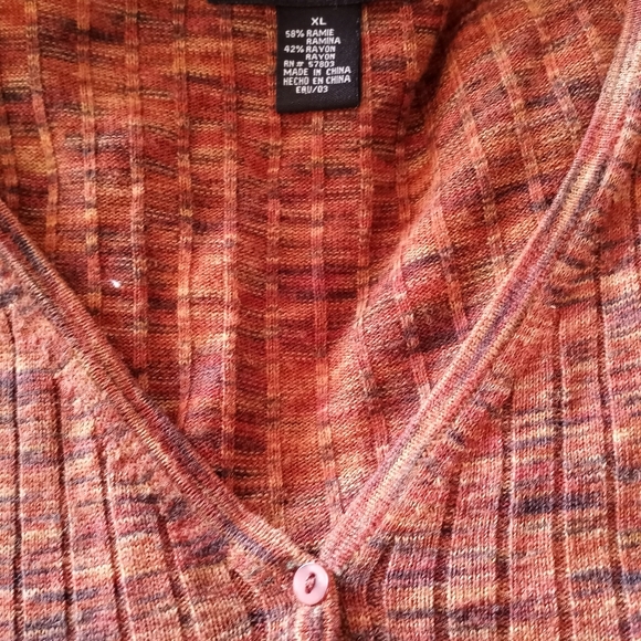 Norton studio XL browns a d golds sweater - Picture 3 of 3